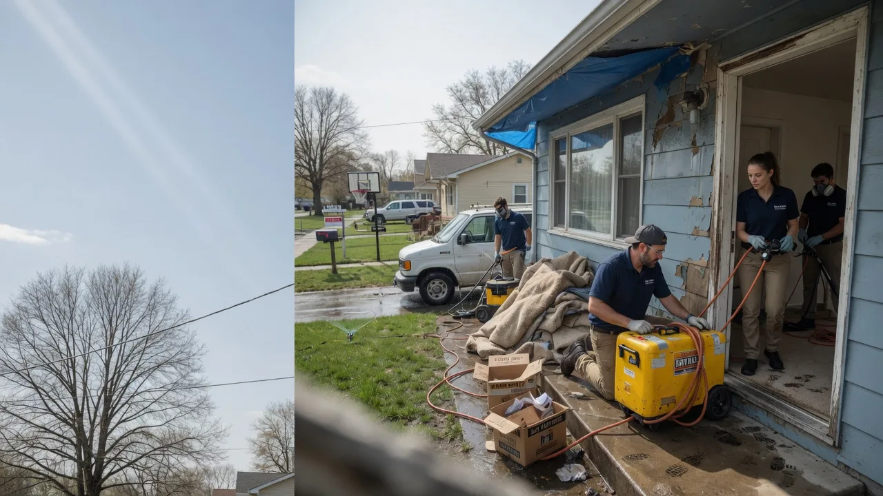 Basement Flood Cleanup in Brownsville, OH near me